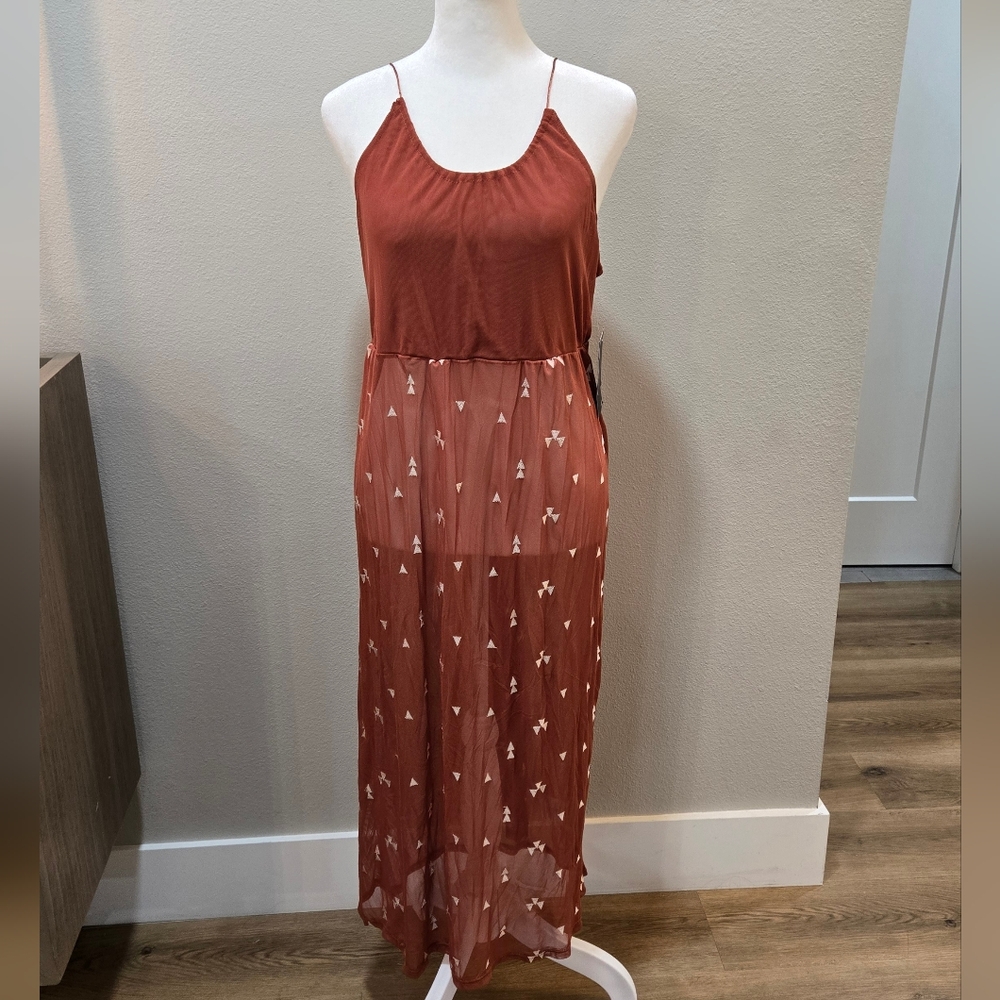 Hurley Pink Halter Sundress for Wedding Guest